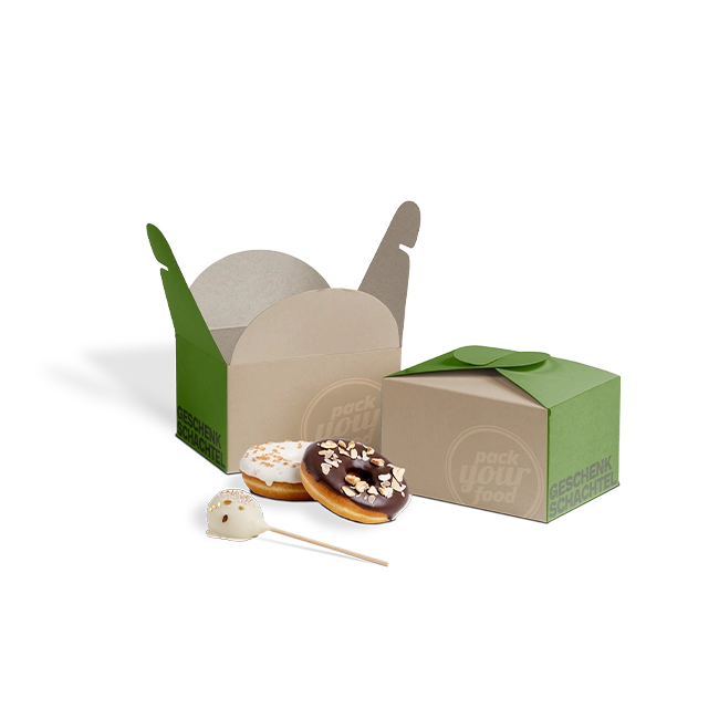 Geschenkschachtel für Lebensmittel