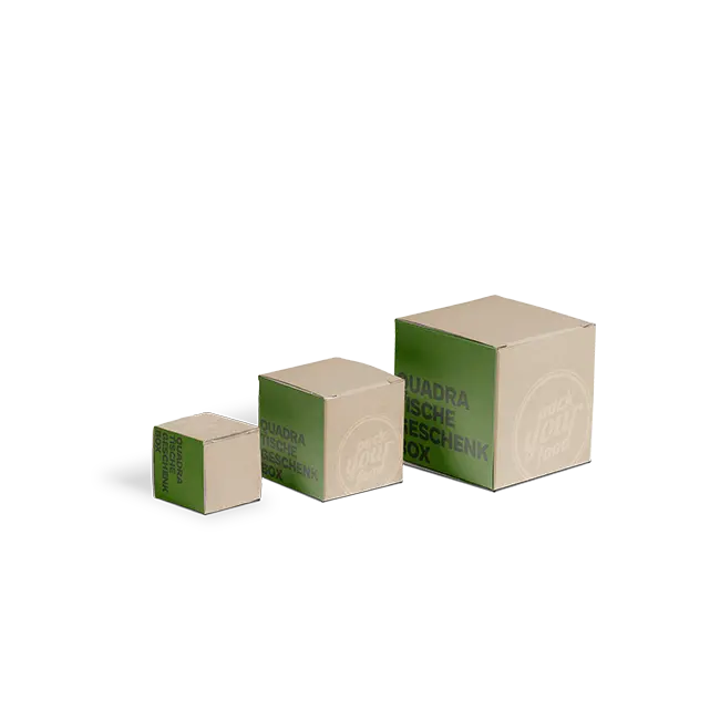 Quadratische Geschenkbox