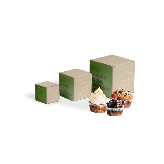 Quadratische Geschenkbox